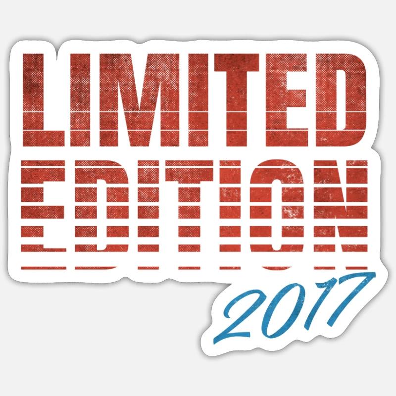 Edition Limitée Millésime 2017 - Sticker taille S (10 x 10 cm) - blanc mat