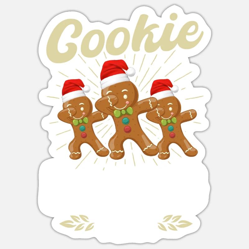 Cookie Baking Team - Sticker size S (10 x 10 cm) - white matte