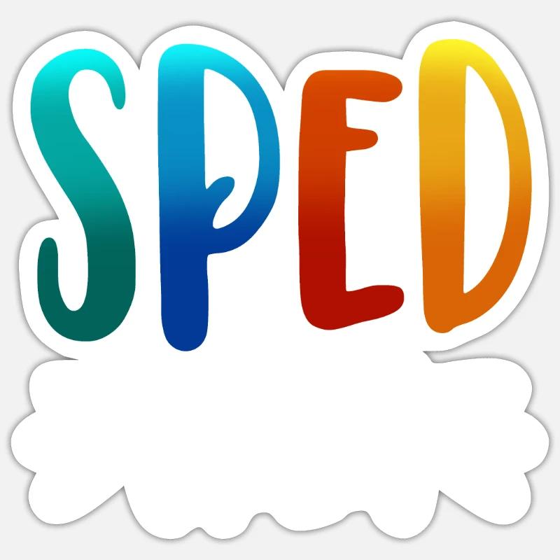Sped Crew Sticker size S (10 x 10 cm)