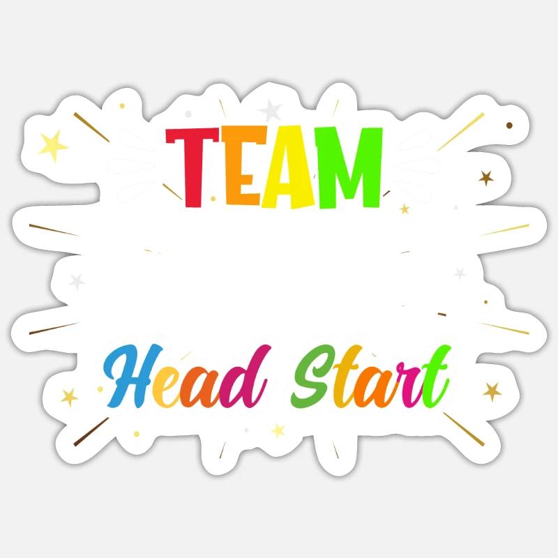Team Early Head Start - Sticker size S (10 x 10 cm) - white matte