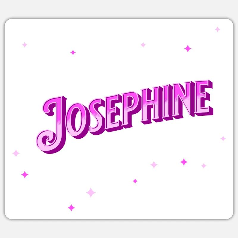 Josephine name personalized - Sticker size S (10 x 10 cm) - white matte