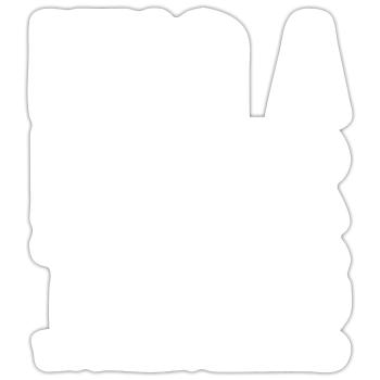 Liger Lustiges Geschenk - Sticker Größe S (10 x 10 cm) - Mattweiß - Vorne