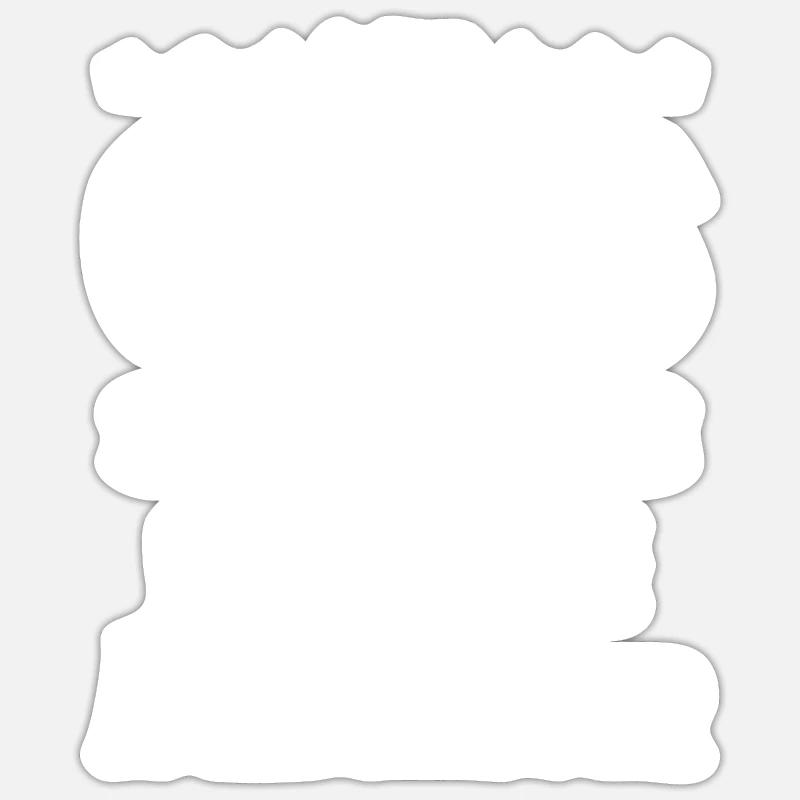 Les gros sont plus difficiles à kidnapper Sticker taille S (10 x 10 cm)