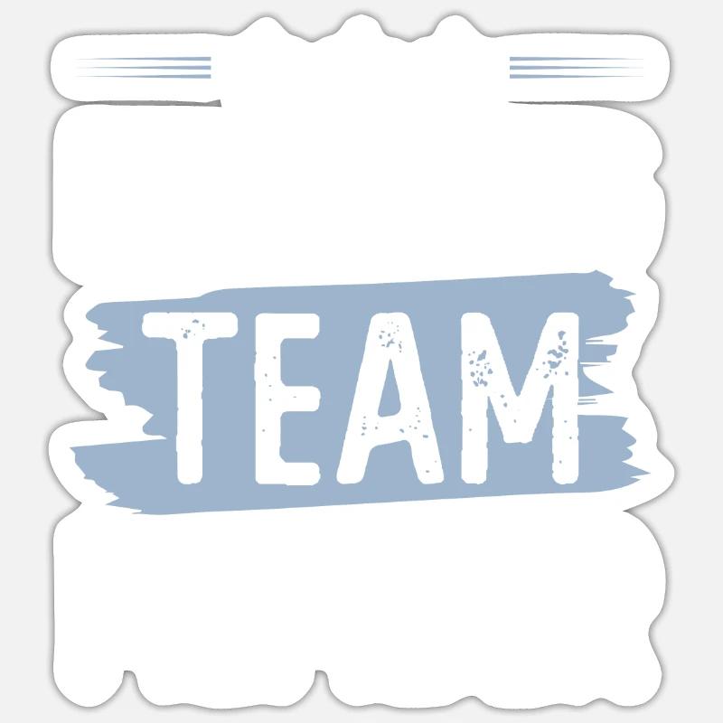 Équipe de bowling - Sticker taille S (10 x 10 cm) - blanc mat