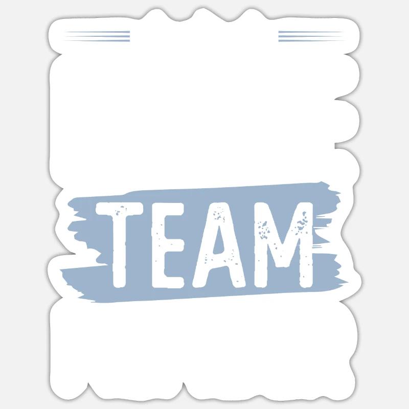 Équipe de la mariée - Sticker taille S (10 x 10 cm) - blanc mat