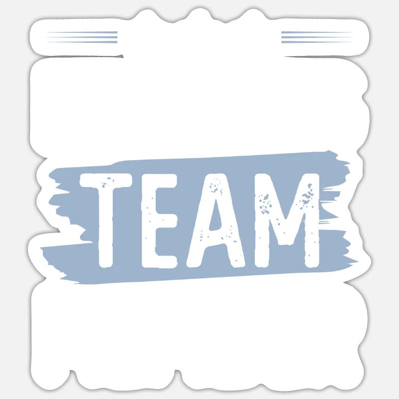 Drinking Team - Sticker Größe S (10 x 10 cm) - Mattweiß