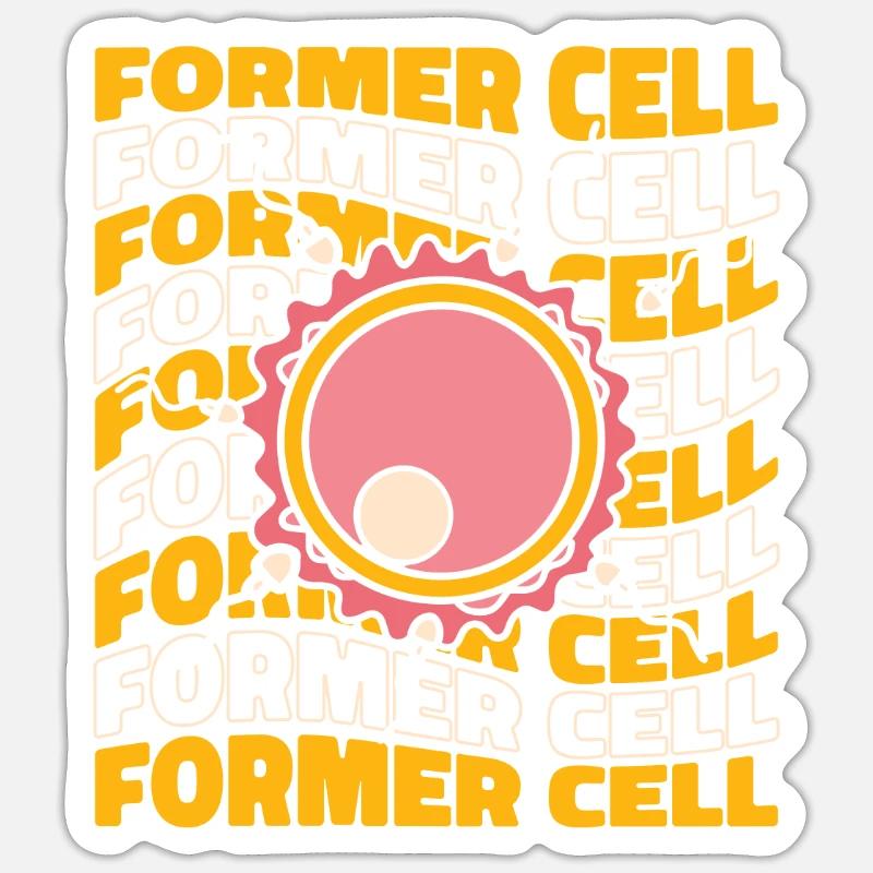 Biologiste Biologiste Cellulaire Biologiste moléculaire - Sticker taille S (10 x 10 cm) - blanc mat
