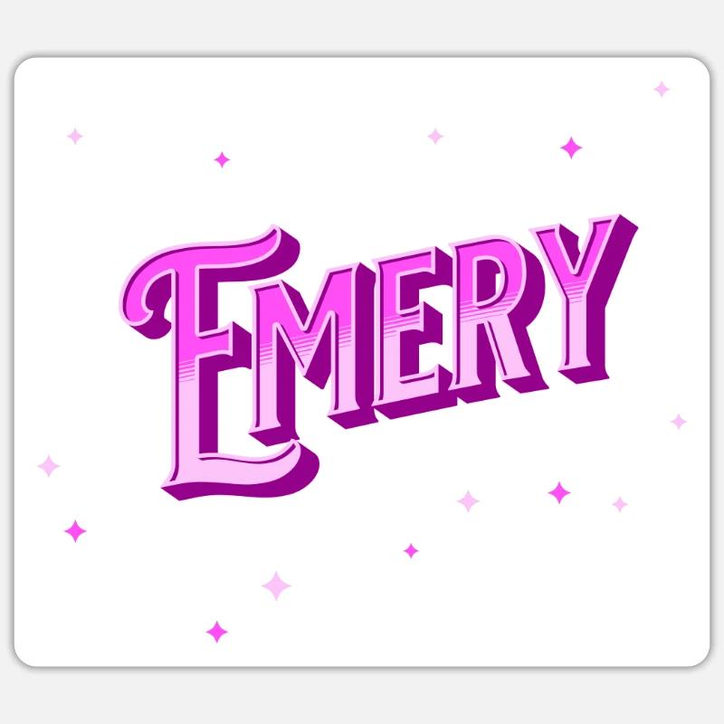 Emery name personalized Sticker size S (10 x 10 cm)