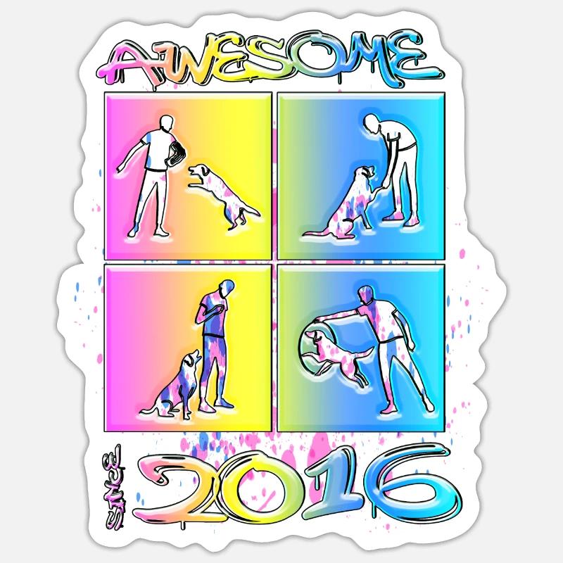 Sticker taille S (10 x 10 cm) -