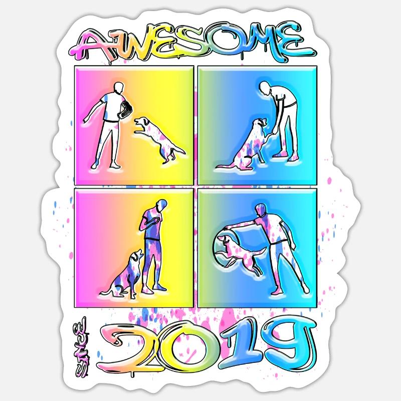 Sticker taille S (10 x 10 cm) - 