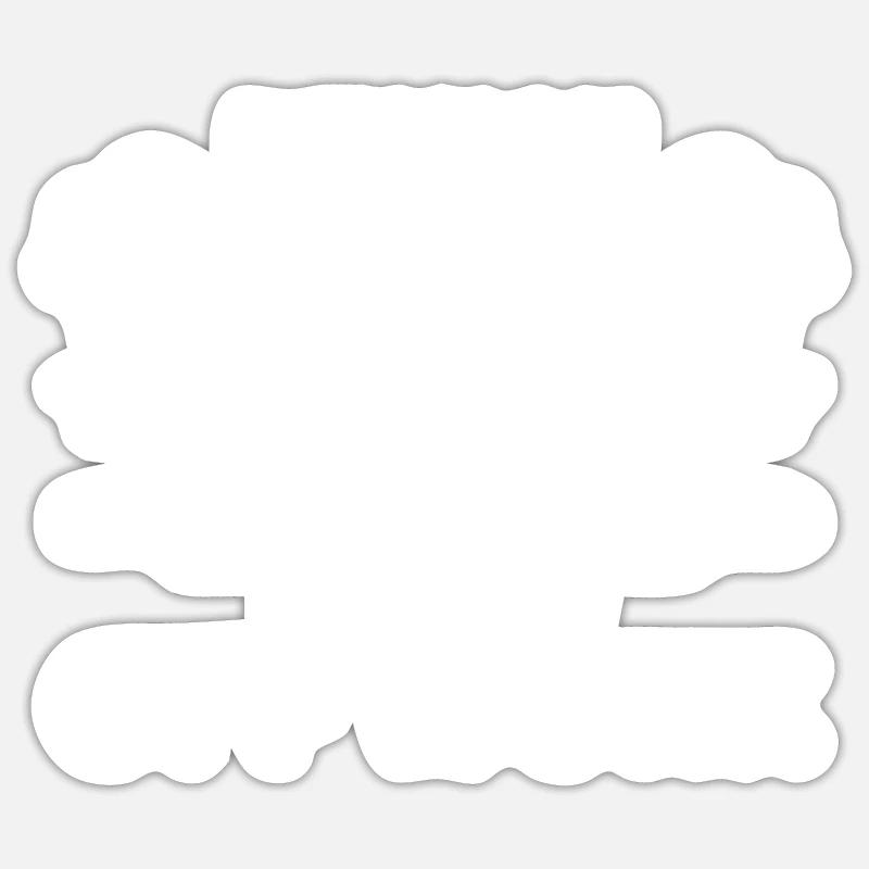 Retired baker Retirement baker - Sticker size S (10 x 10 cm) - white matte