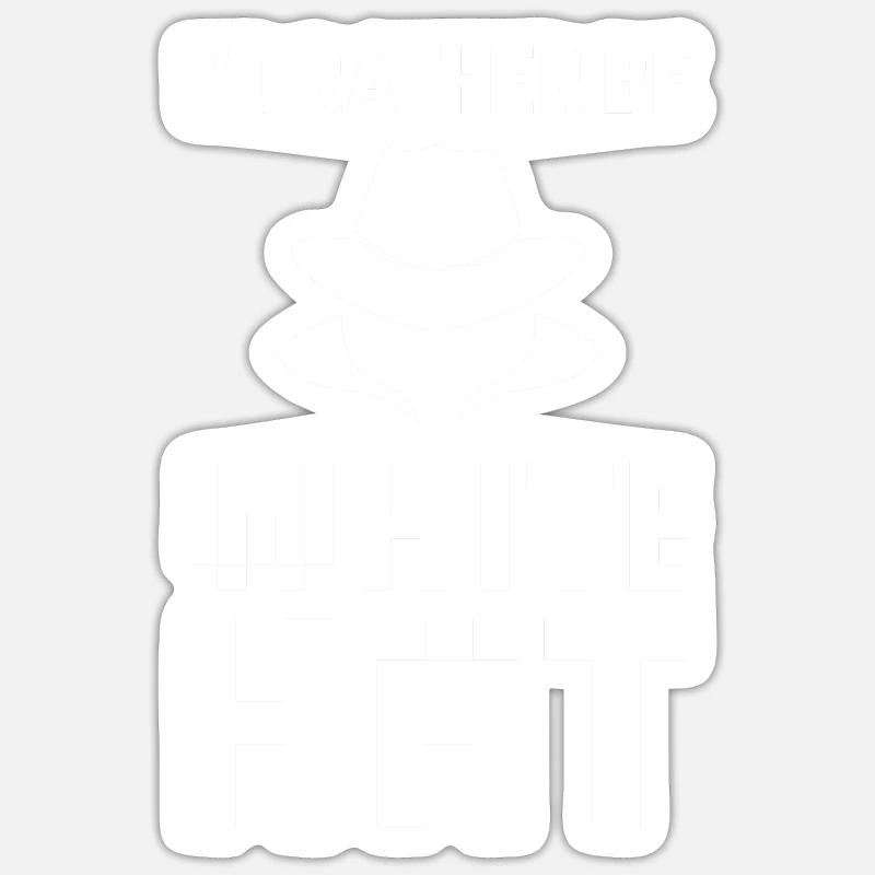 I'd rather be a white hat hacker. Sticker size S (10 x 10 cm)