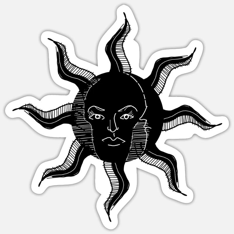 Sun Gothic Sticker size S (10 x 10 cm)
