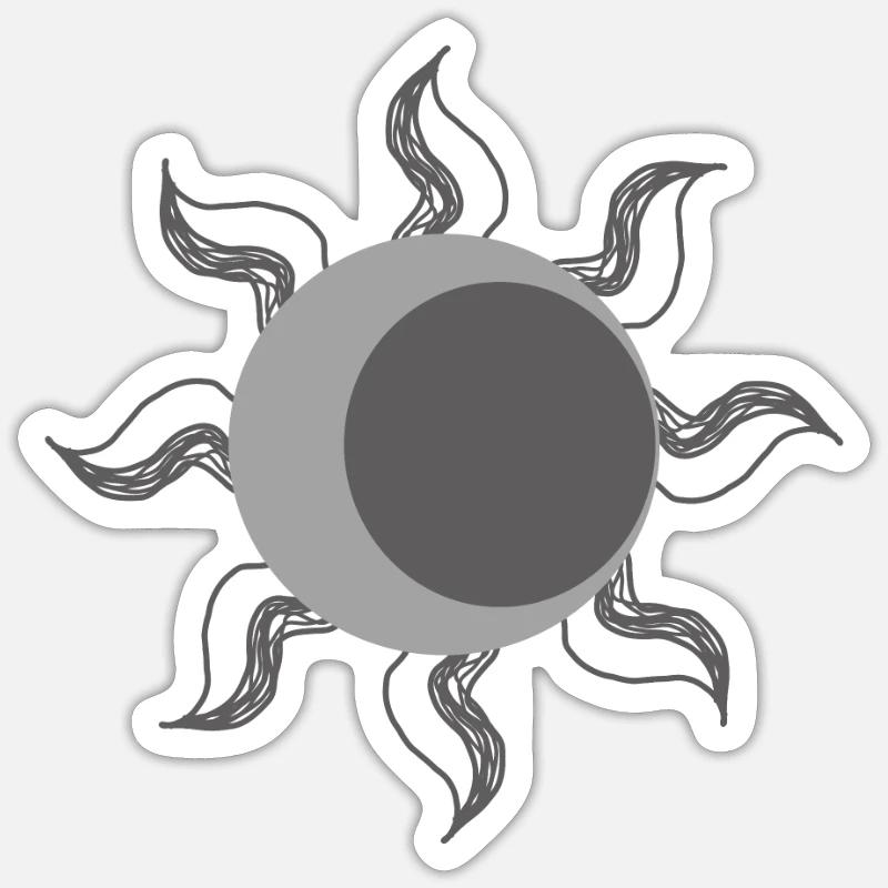 Sun Gothic Sticker size S (10 x 10 cm)