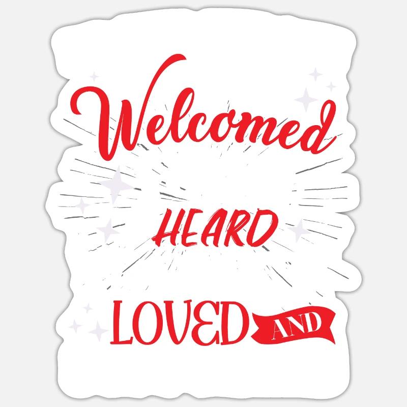 Social Worker - Sticker size S (10 x 10 cm) - white matte