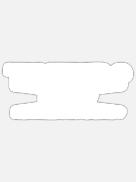 Tilted? Ich? Gamer Gaming Tilted - Sticker Größe S (10 x 10 cm) - Mattweiß