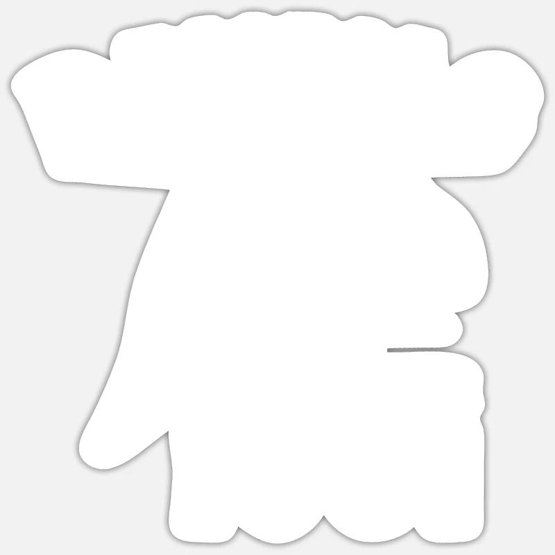 Anniversaire du plongeur - Plongée depuis décembre 1981 - Sticker taille S (10 x 10 cm) - blanc mat