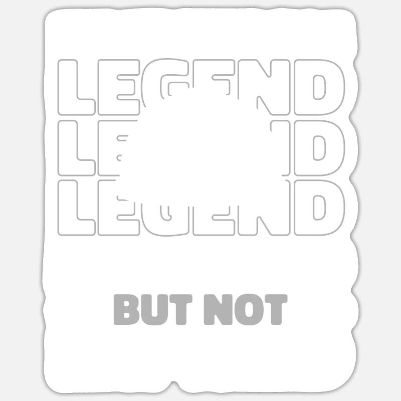 Retired engineer - Sticker size S (10 x 10 cm) - white matte