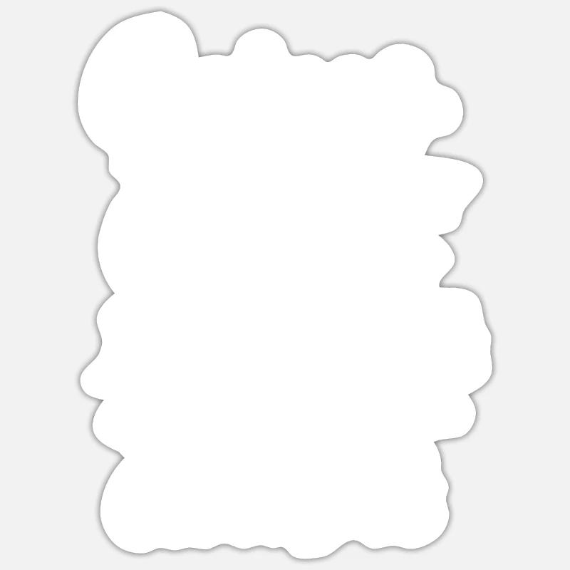 Croisière - Sticker taille S (10 x 10 cm) - blanc mat