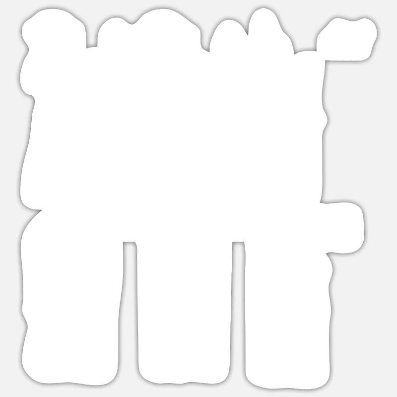 Hiéroglyphes égyptologue, Égypte ancienne - Sticker taille S (10 x 10 cm) - blanc mat