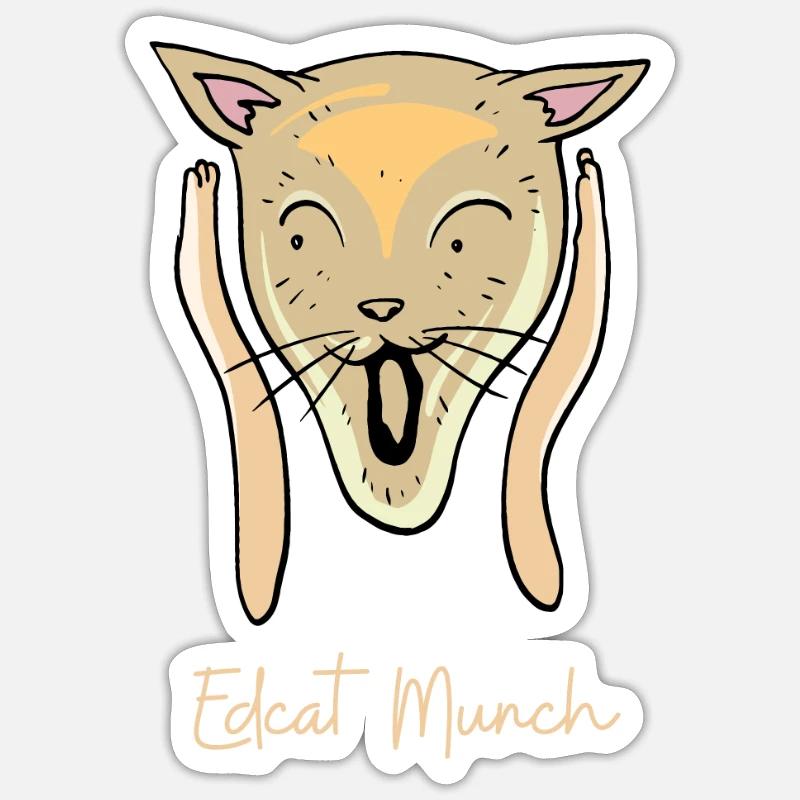 Kunstgeschichte Bildende Kunst Expressionismus - Sticker Größe S (10 x 10 cm) - Mattweiß