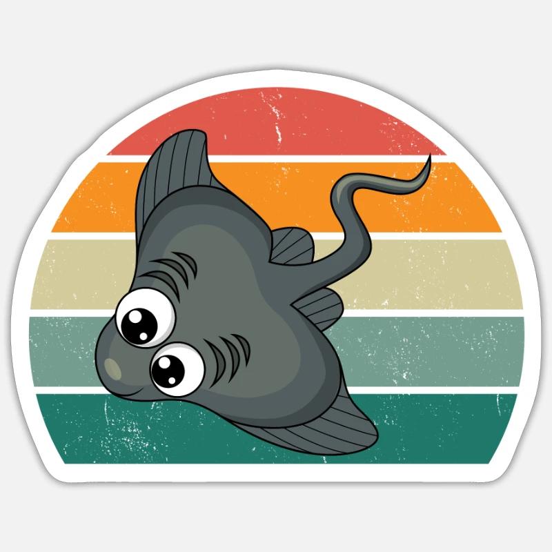 Stingrays Devil rays Flies Gliding Rays Sticker size S (10 x 10 cm)