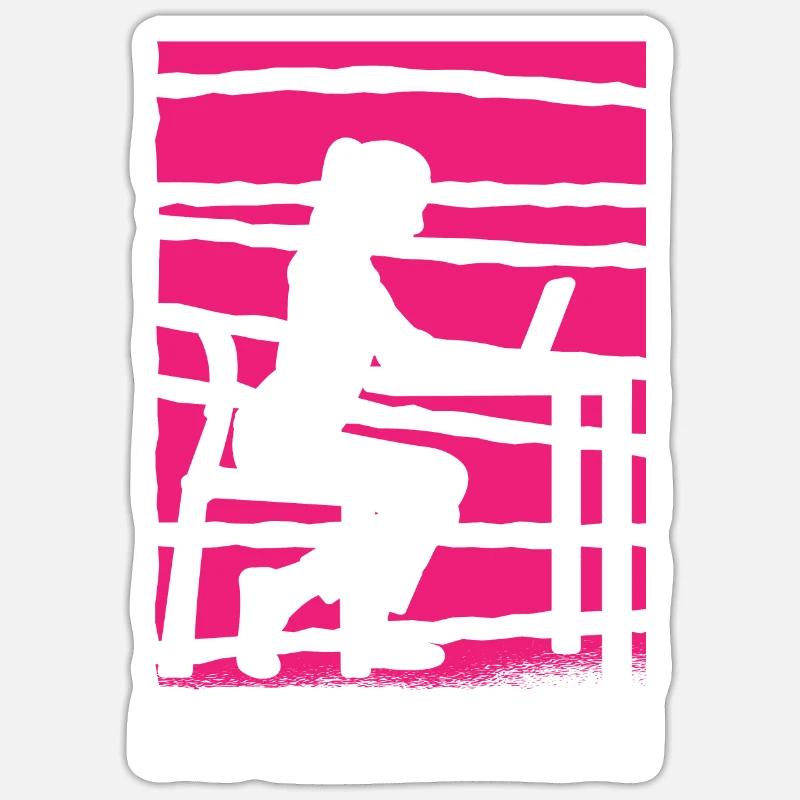 Entwickler Coder Programmierer Mama Sticker Größe S (10 x 10 cm)