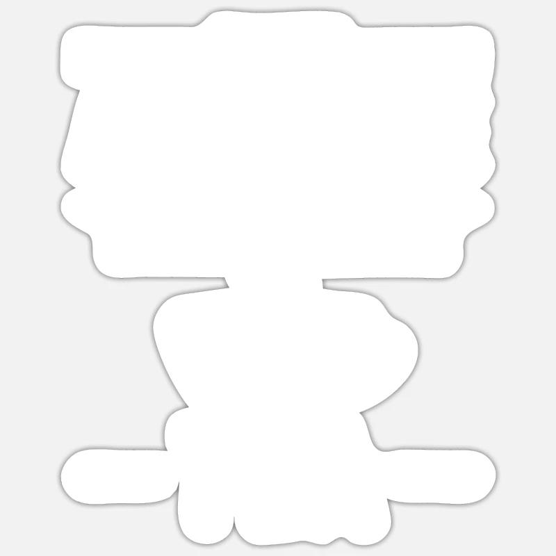 Das Abenteuer beginnt mit Tee - Sticker Größe S (10 x 10 cm) - Mattweiß