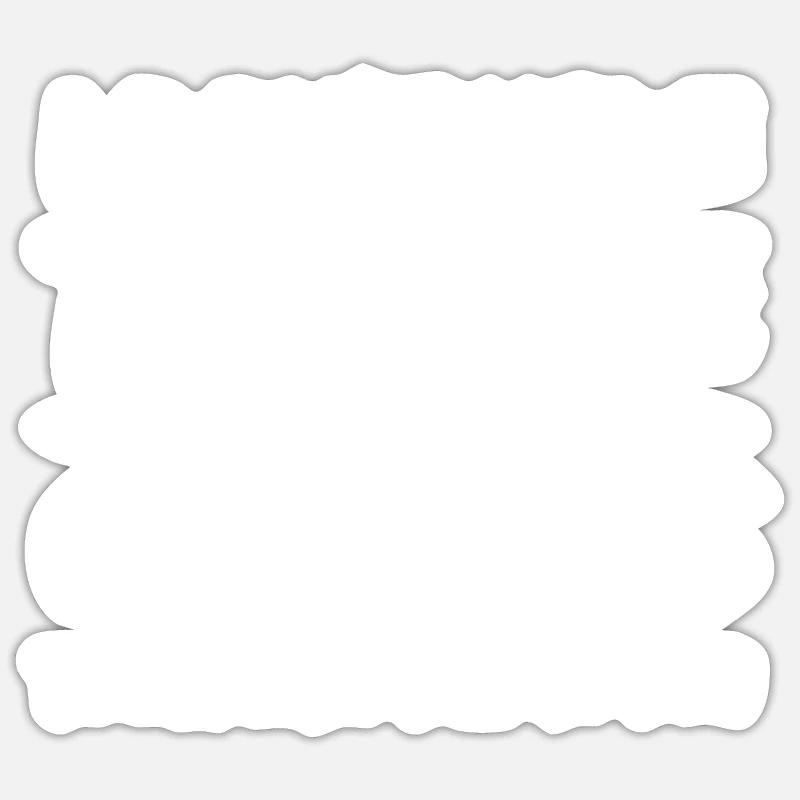Ich habe nicht die Zeit oder die Buntstifte Lustiger Sarkasmus - Sticker Größe S (10 x 10 cm) - Mattweiß
