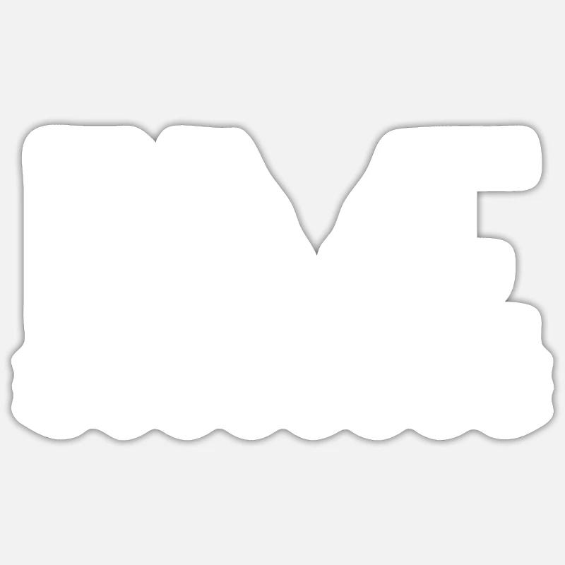 Diving Diving - Sticker size S (10 x 10 cm) - white matte