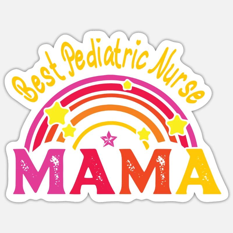 Kinder Krankenschwester Sticker Größe S (10 x 10 cm)