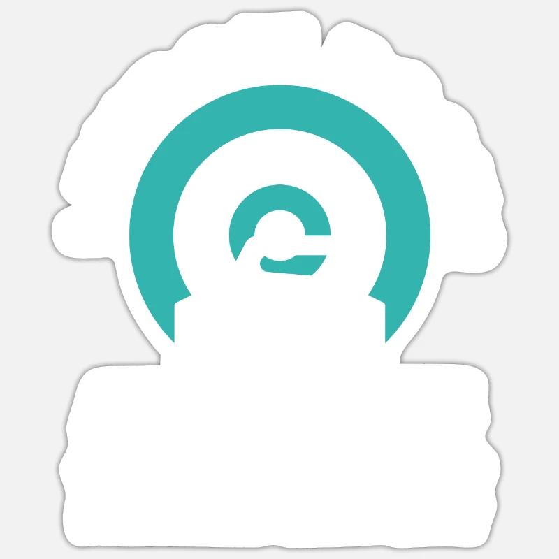 Wirf Steine auf Häuser, mit denen du ein Problem hast Sticker Größe S (10 x 10 cm)