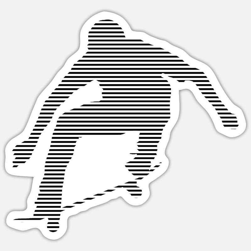 skateboard Sticker size S (10 x 10 cm)