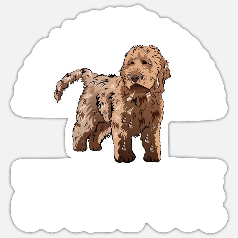 Cockapoo Chien Sticker taille S (10 x 10 cm)