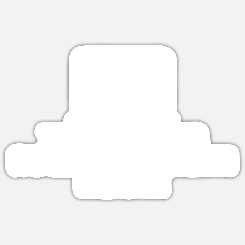 Developer Coder Programmer Funny - Sticker size S (10 x 10 cm) - white matte