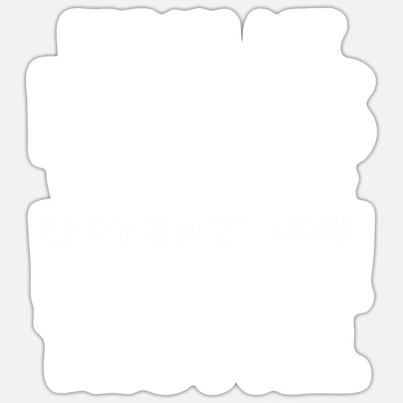 Einmal Mit Profis Arbeiten - Sticker Größe S (10 x 10 cm) - Mattweiß