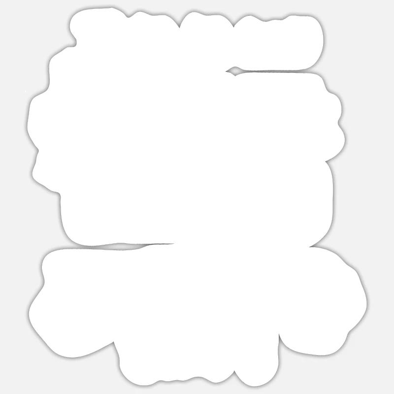 Baking Kitchen Roller Cupcake Baking - Sticker size S (10 x 10 cm) - white matte