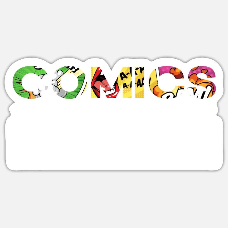 Comics Collector Comic Reader Fictional Characters Sticker size S (10 x 10 cm)