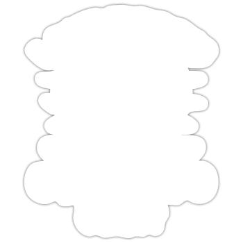 Ich liebe nur liebe Pferde okay, okay - Sticker Größe S (10 x 10 cm) - Mattweiß - Vorne