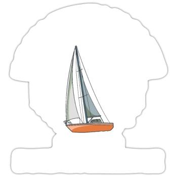 Sailboat If It Has Nothing To Do With Sailboats - Sticker Größe S (10 x 10 cm) - Mattweiß - Vorne