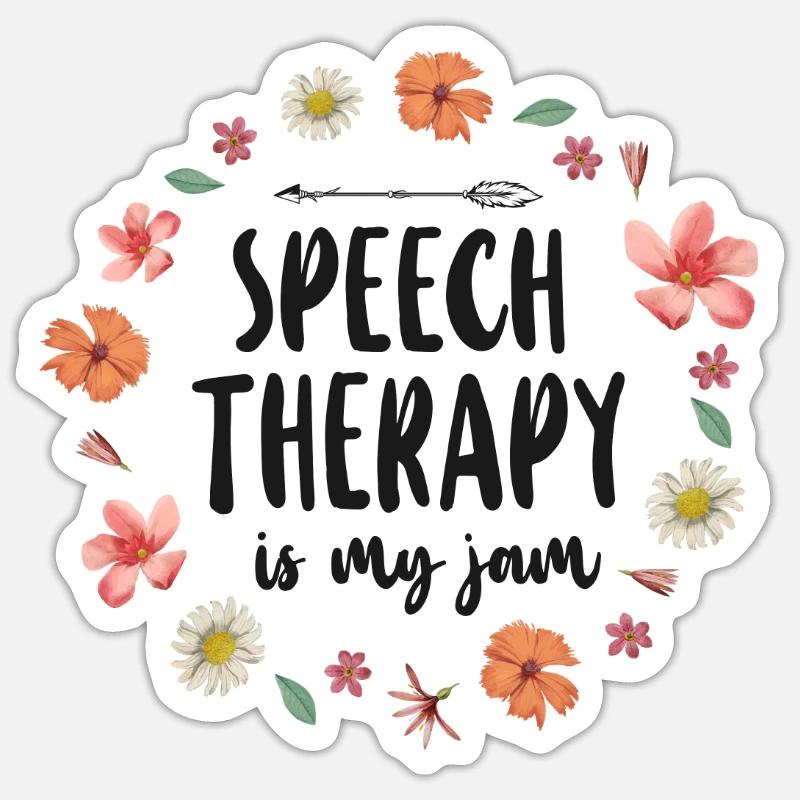 Speech Therapist Therapy Assistant Sticker size S (10 x 10 cm)