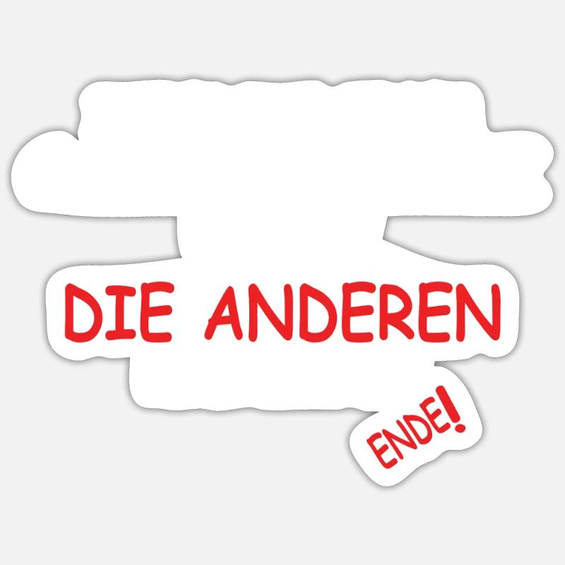 Camper Geschenkidee Camping - Sticker Größe S (10 x 10 cm) - Mattweiß