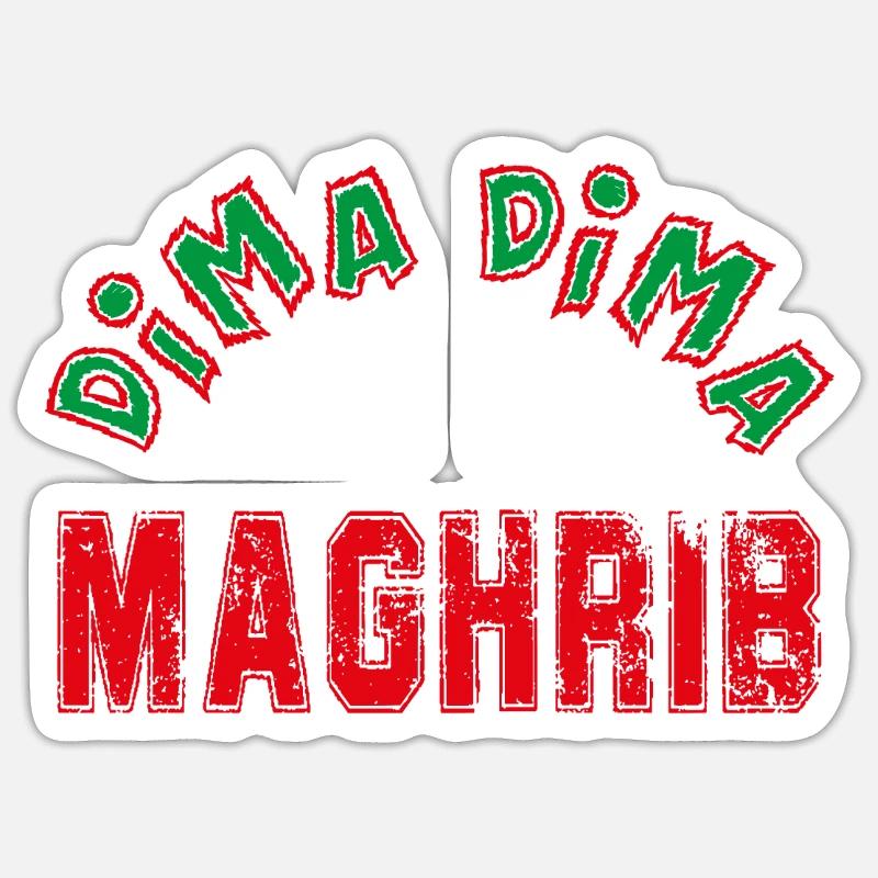 DIMA DIMA MAGHRIB Sticker size S (10 x 10 cm)