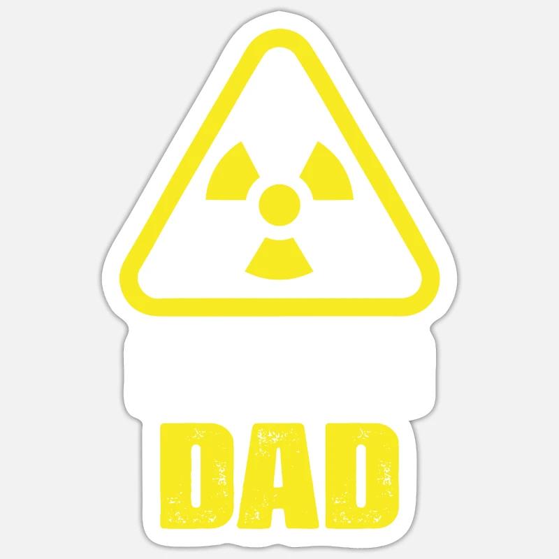 Rad Tech Dad X-Ray Rad Tech Radiology Sticker Größe S (10 x 10 cm)