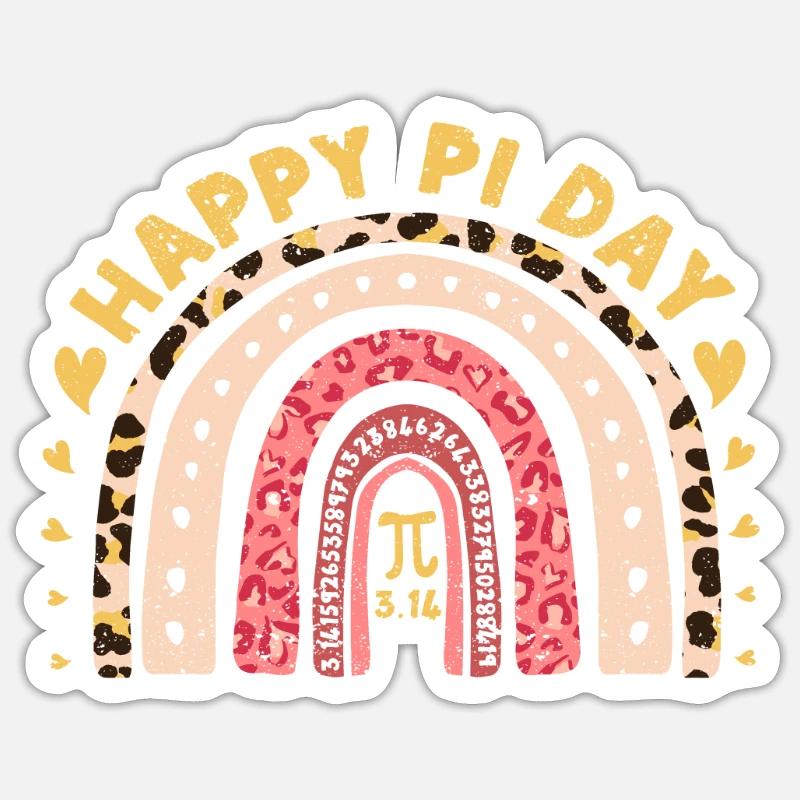 Happy Pi Day Math Science Math Teacher Sticker size S (10 x 10 cm)