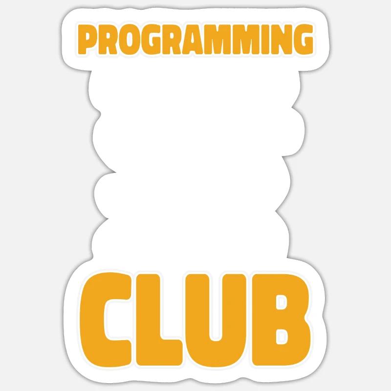 Developer Coder Programmer Association Sticker size S (10 x 10 cm)