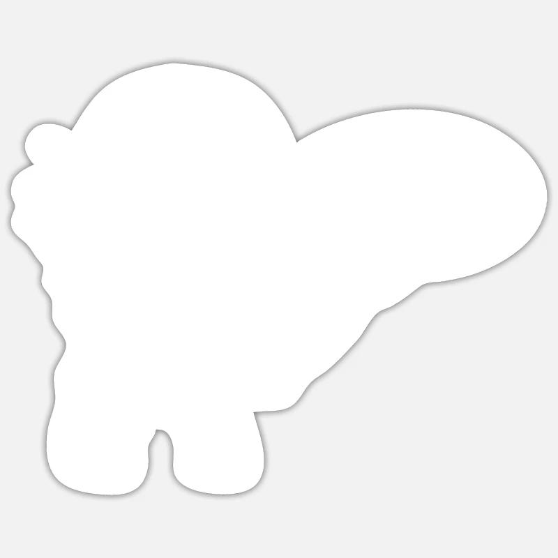 Entwickler Coder Programmierer Ninja Sticker Größe S (10 x 10 cm)