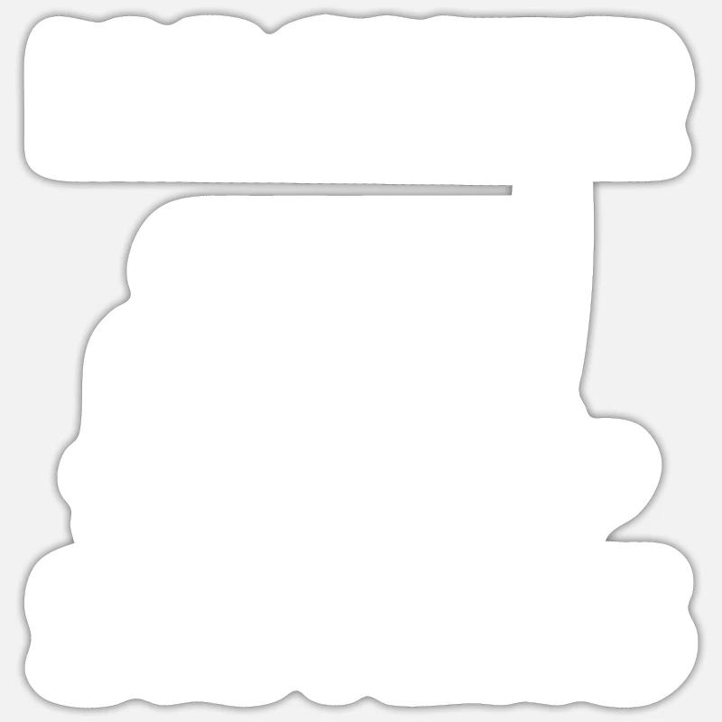 Développeur Codeur Programmeur Hacker - Sticker taille S (10 x 10 cm) - blanc mat