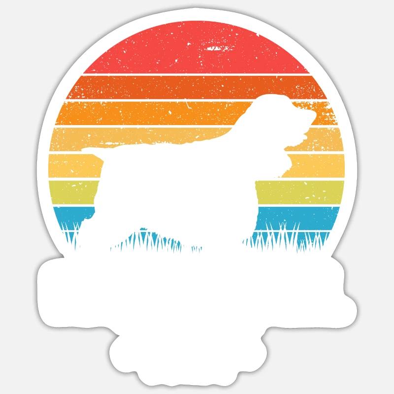 Cocker Spaniel - Sticker size S (10 x 10 cm) - white matte