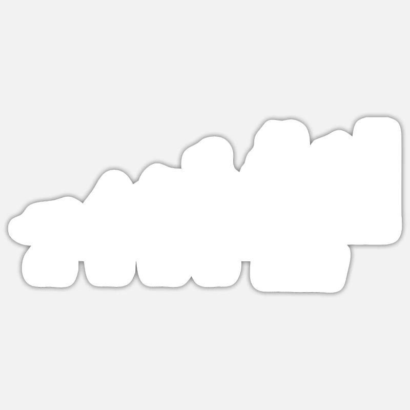 Inline-Skating Rollerskates Wochenende-Skater Sticker Größe S (10 x 10 cm)